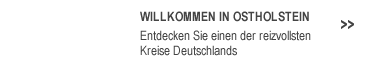 Willkommen / Welcome in Ostholstein - Begr&uuml;&szlig;ung