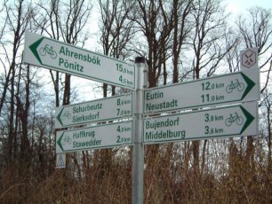 Radwegebeschilderung Kreis Ostholstein