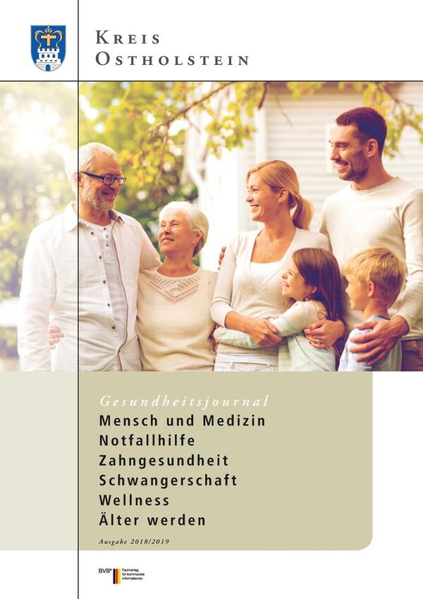 Bild vergrößern: Titel GesundheitsJournal Kreis Ostholstein 2018/ 2019