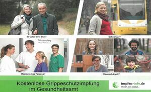 Bild vergrößern: Ausschnitt Plakat Grippeschutzimpfung