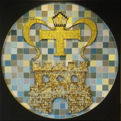 Bild vergrößern: 10.4 Das Ostholsteiner Wappen als Mosaik von O.Kehr-Steiner