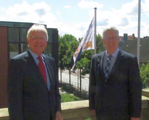 Bild vergr&ouml;&szlig;ern: Landrat Reinhard Sager und MdL J&ouml;rg Hansen