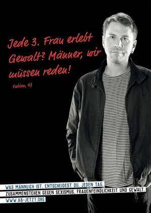Bild vergrößern: Fabian Lamp Männlichkeitskampagne