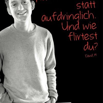 Bild vergrößern: David Männlichkeitskampagne