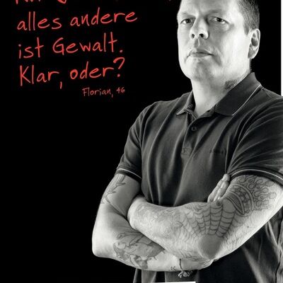 Bild vergrößern: Florian Männlichkeitskampagne