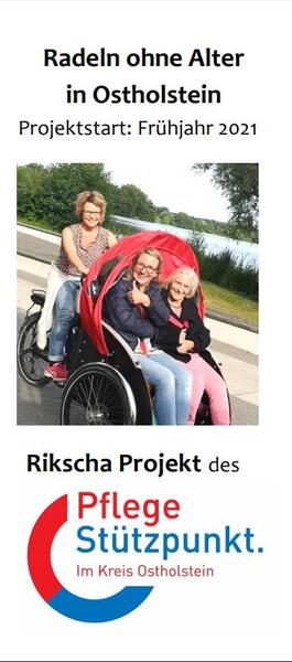 Bild vergrößern: Titel Flyer Projekt Rikscha