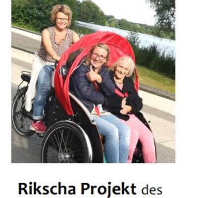 Titel Flyer Projekt Rikscha