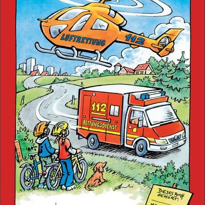 Bild vergr&ouml;&szlig;ern: Spielend helfen lernen  Erste Hilfe f�r Kinder - Grundschulen nahmen Arbeitsb�cher in Empfang