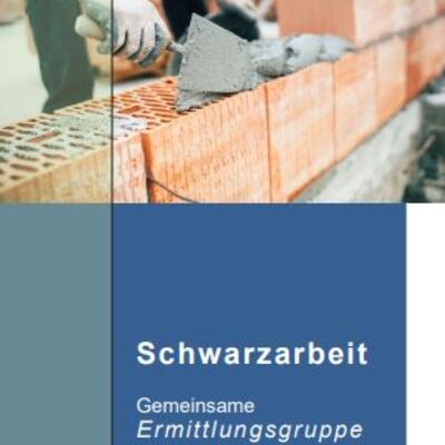 Titel Flyer Schwarzarbeit