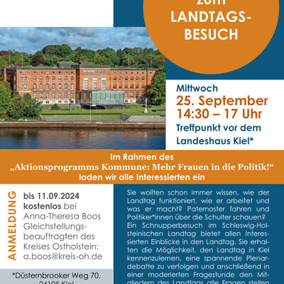 Einladung Landtagsbesuch