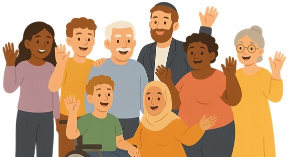 Bild vergrößern: Illustration Migration - Menschenvielfalt