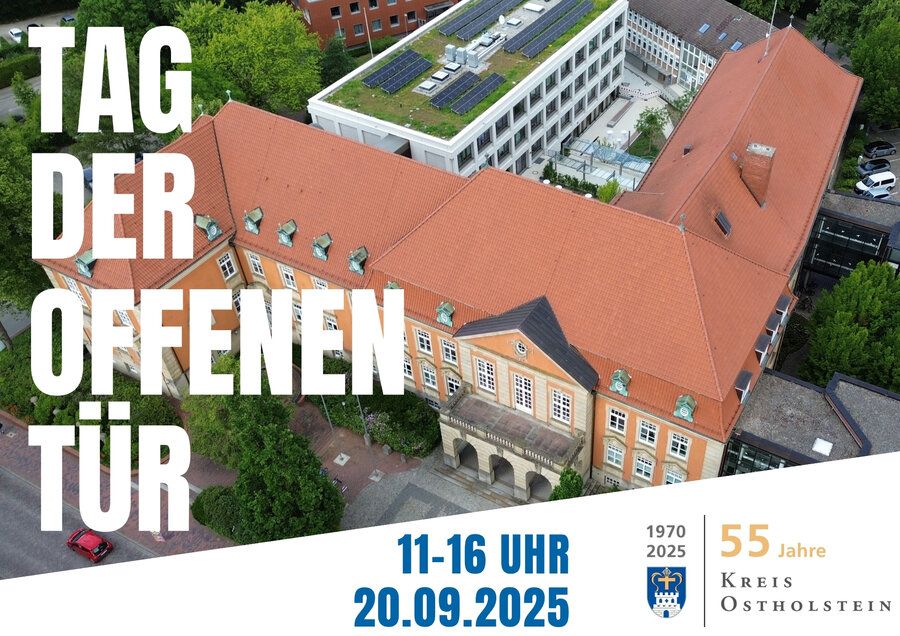 Plakat Tag der offenen Tür in der Kreisverwaltung