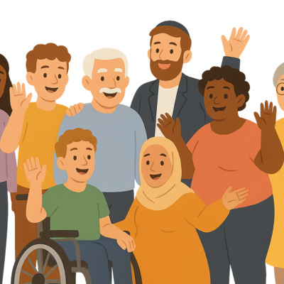 Illustration Umfrage Integrationskonzept