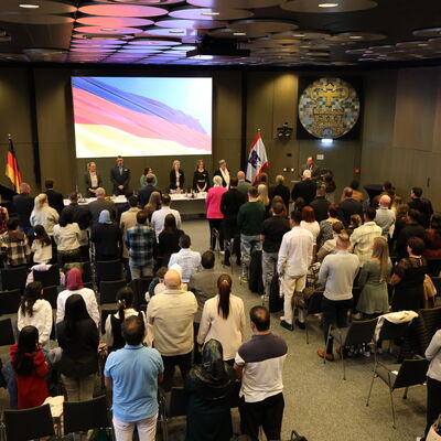 Bild vergrößern: Einbrgerungsfeier 2025