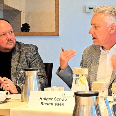 Bild vergrößern: Timo Gaarz und Holger Schou Rasmussen