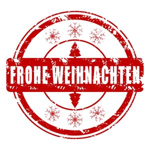 Bild vergr&ouml;&szlig;ern: Label Frohe Weihnachten