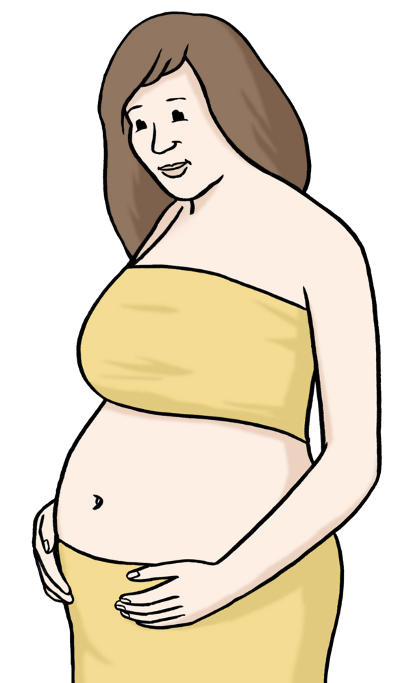 Bild vergrößern: schwanger