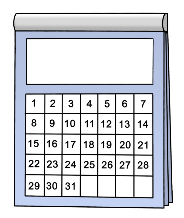 Bild vergrößern: kalender 31 tage