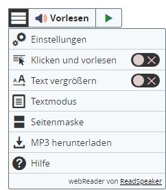 Symbole Funktion  Internetseite