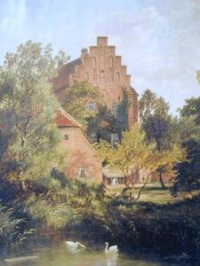 Historisches Gemälde der alten Klosteranlage